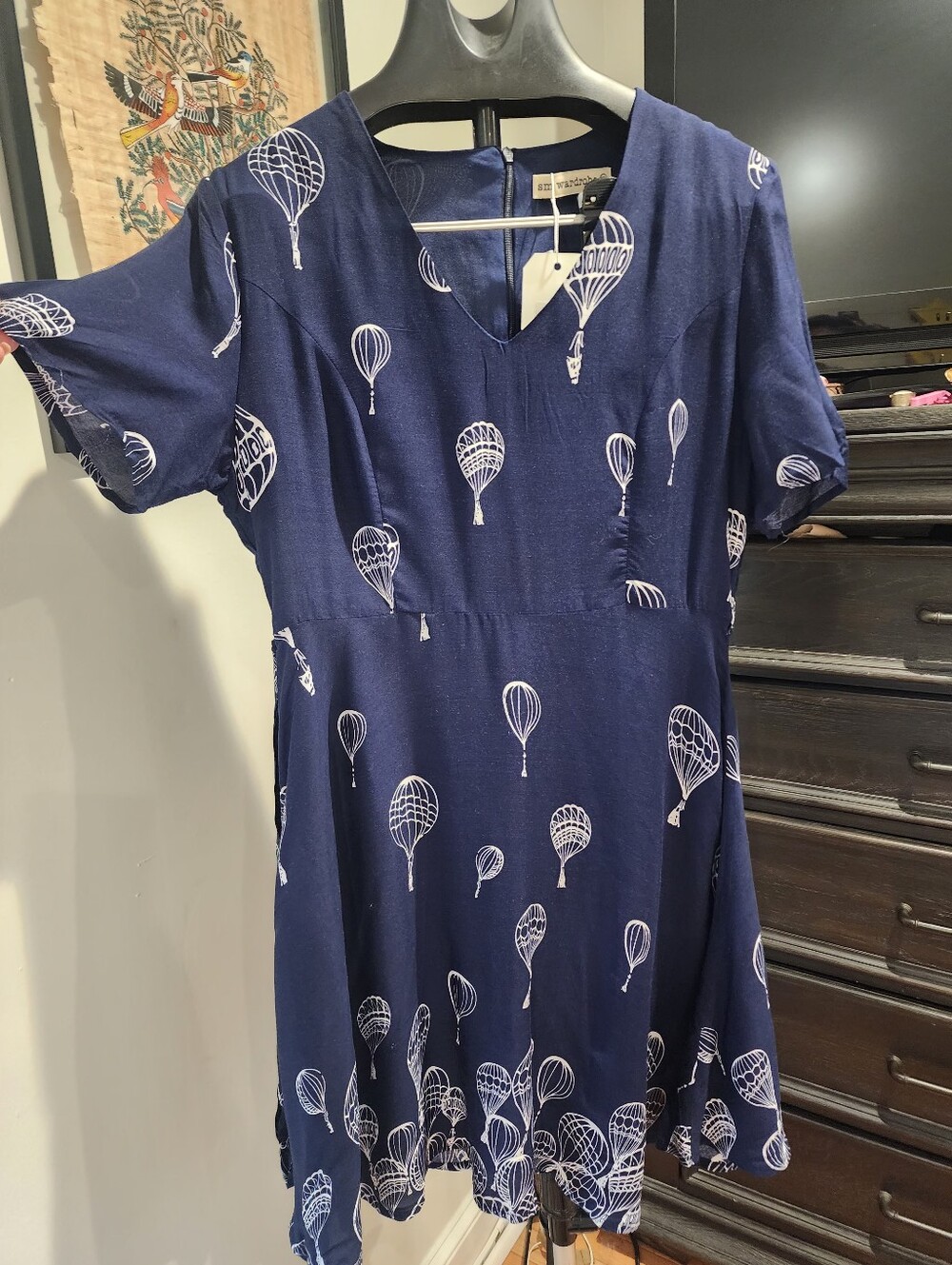 Navy Blue Hot Air Balloon Dress